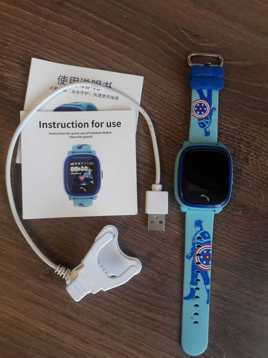 Детские смарт-часы UWatch Smart GPS DF200 Water Blue
