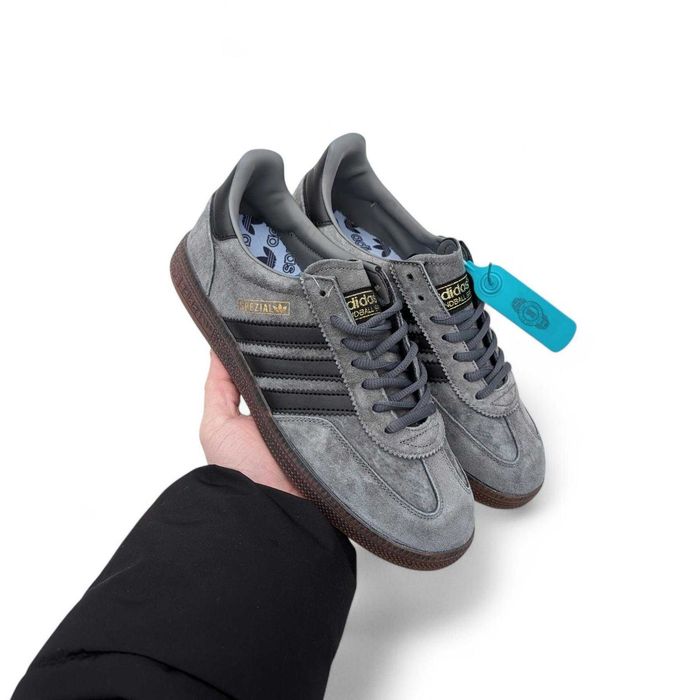 Чоловічі Кросівки кеди Adidas Spezial сірі