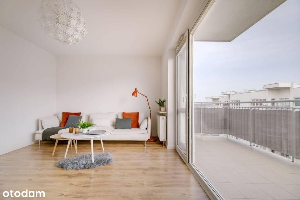 Narożne 2 pokoje z balkonem | 52,23 m² | Marki