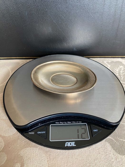 Pratinho de prata ovalado