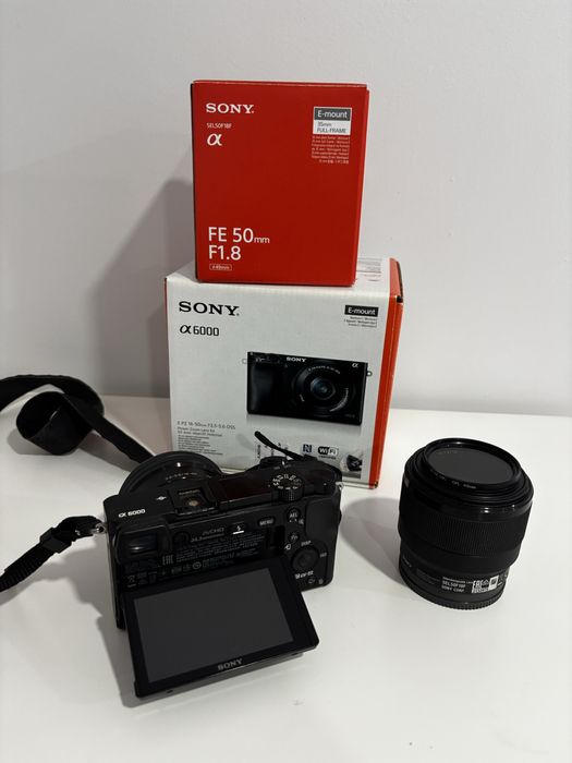 Sony A6000 + Lente FE 50MM F1.8 11k disparos