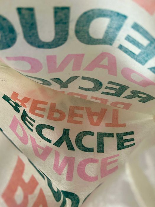 Tote bag Reuse Reduce Recycle