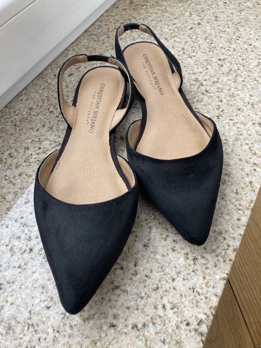 Czarne czółenka od Christiano Siriano