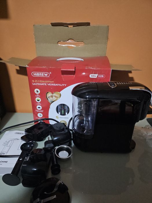 HiBREW H2B 5-em-1 Pod Coffee Maker - Compatível com 4 cápsulas de café