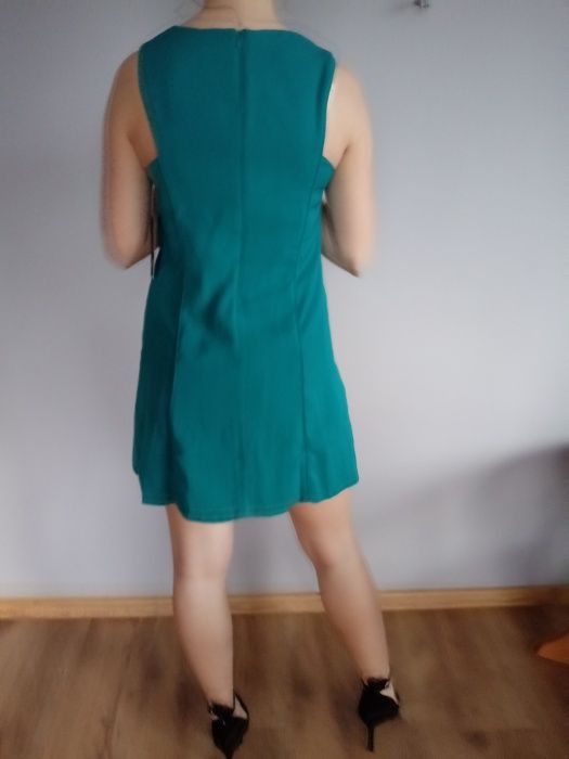 Sukienka zielona ZARA z metką