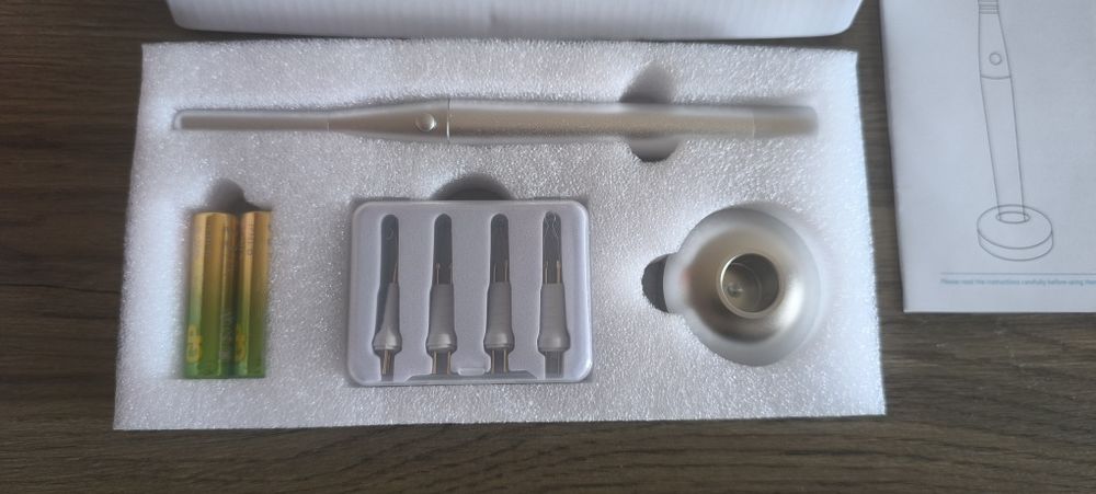 cortador de guta-percha sem fio, usado em endodontia para cortar