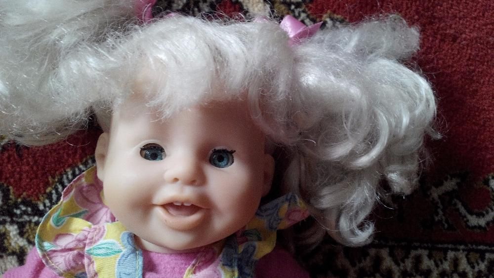 мягкая кукла Max Zapf, зубастенькая с хвостиками, 30 см