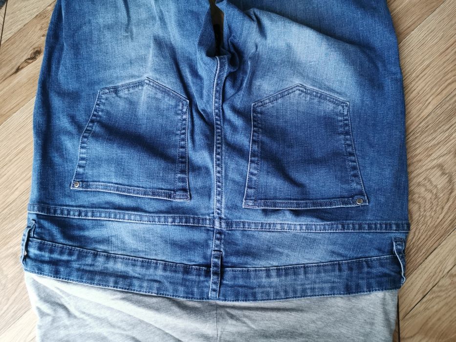 Super skiny fit jeansy esmara damskie spodnie ciążowe mama 40 idealny