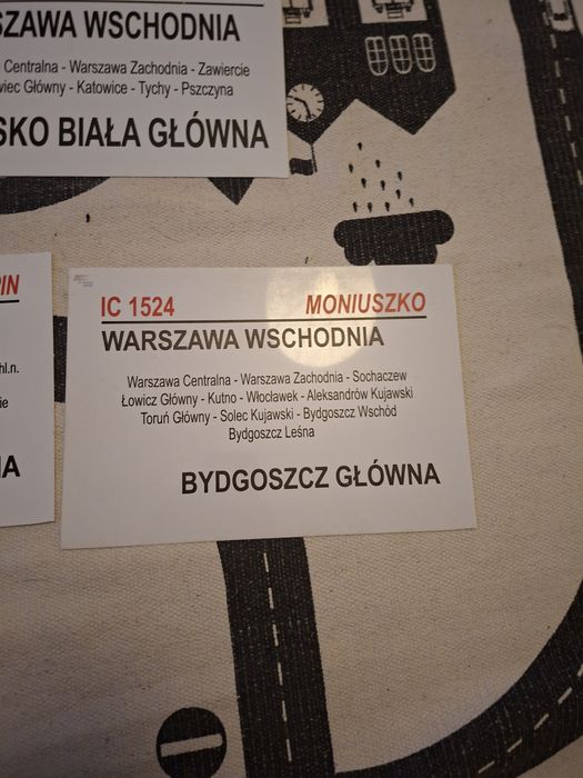 Pakiet tablic relacyjnych PKP intercity