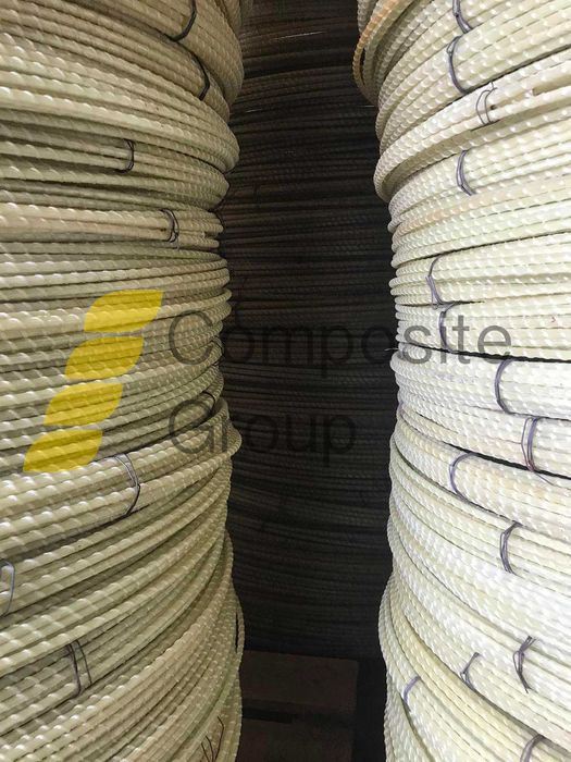 Композитна арматура 6мм зелена для теплиць, для бетону з піском Ф4-12