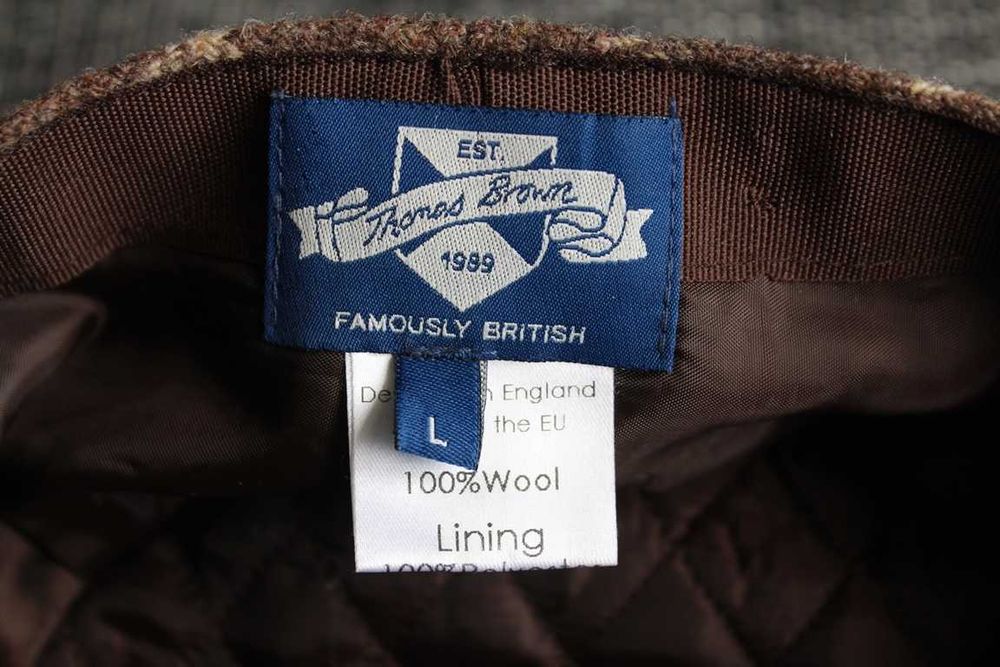 Кепка жиганка Thomas Brown Wool Cap Оригінал 57см