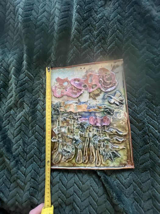 plakieta artystyczna ceramiczna