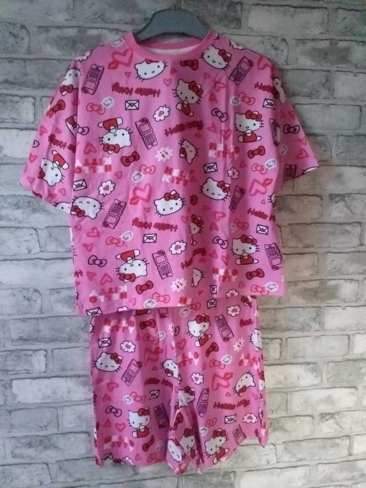 Piżama Bawełniana Hello Kitty PRIMARK
