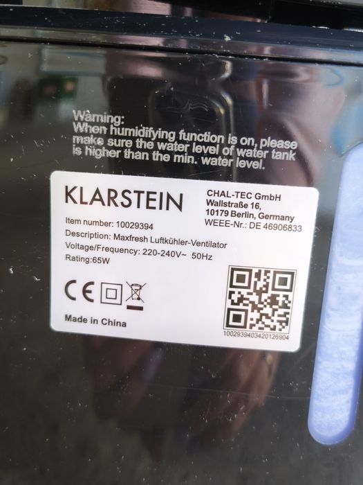 Klimatyzator klarstein