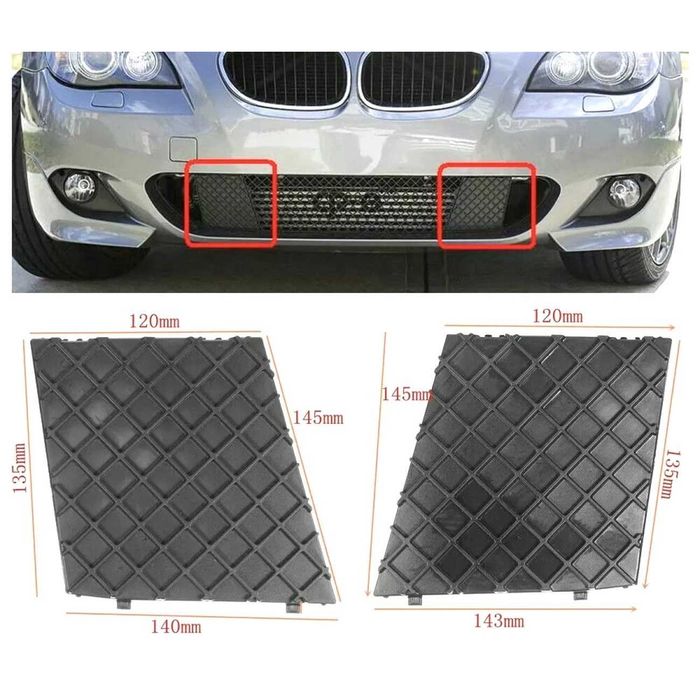 Boczne kratki zderzaka BMW E60 E61 M-Tech / M-Pakiet