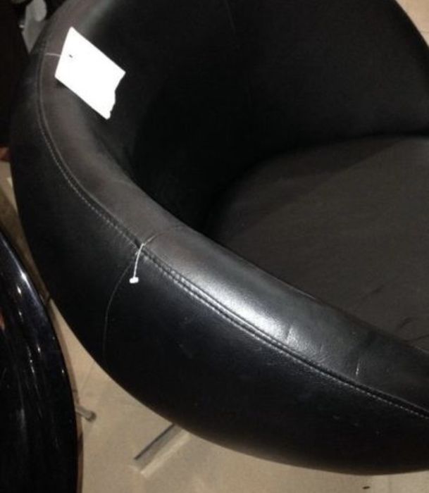 Cadeirão rotativo (cadeira pele sintética secretária sala etc)