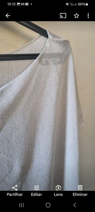 Blusa de senhora com brilho