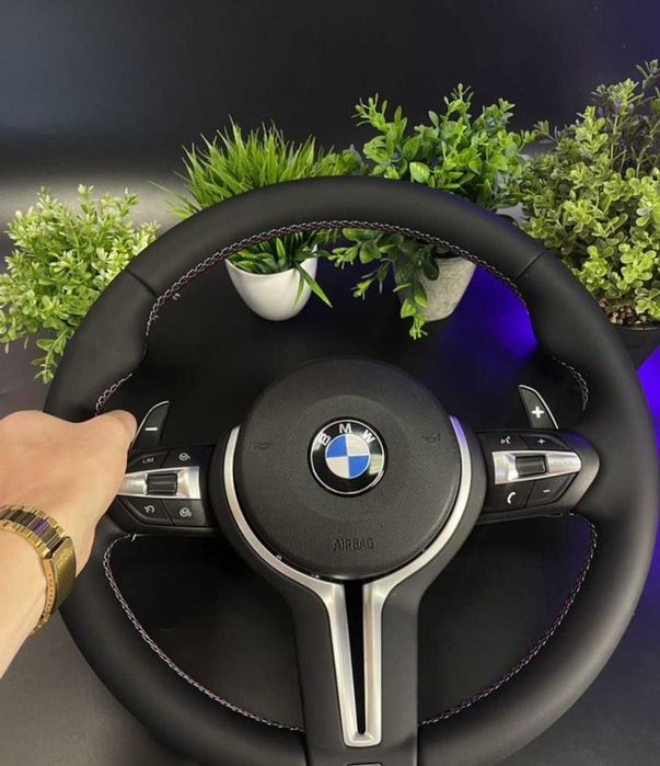 ‼️ BMW F Series M3 Кермо Premium ‼️Ціна вказана за кермо з подушкою Спортивний Шкіряний Руль Nappa M Style F30 F31 F32 F33 F36 F20 F21 F10 F11 F25 F15