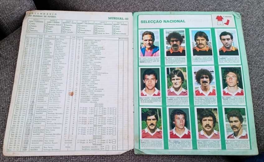 Caderneta Mundial Futebol Espanha 82