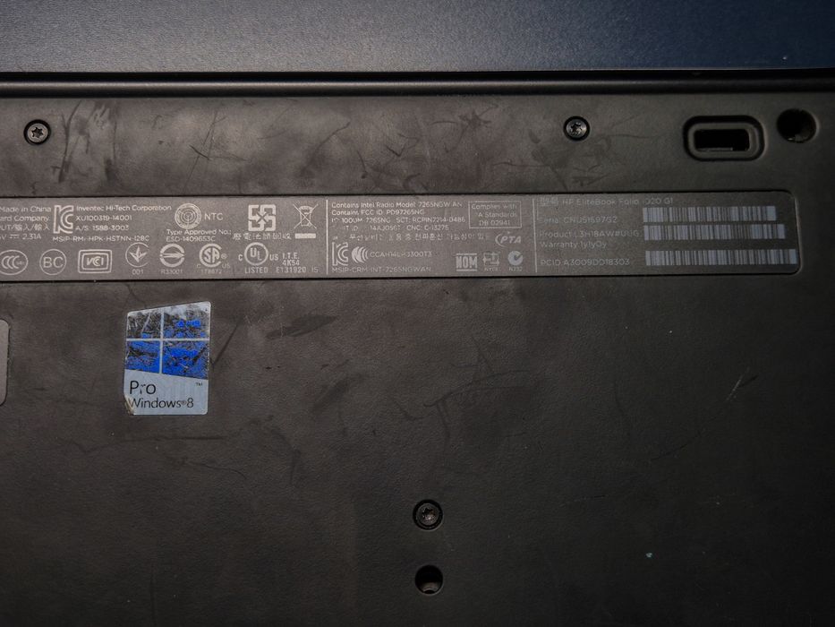 Laptop HP EliteBook Folio 1020