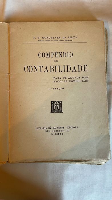 Livro Compêndio De Contabilidade