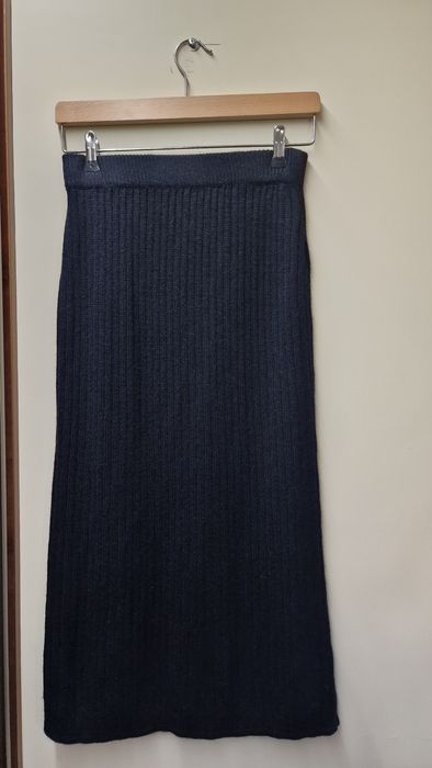 Komplet zestaw jesienno-zimowy sweter spódnica midi 38 M ciepłe