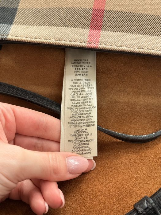 Torebka Burberry Small Macken czarna