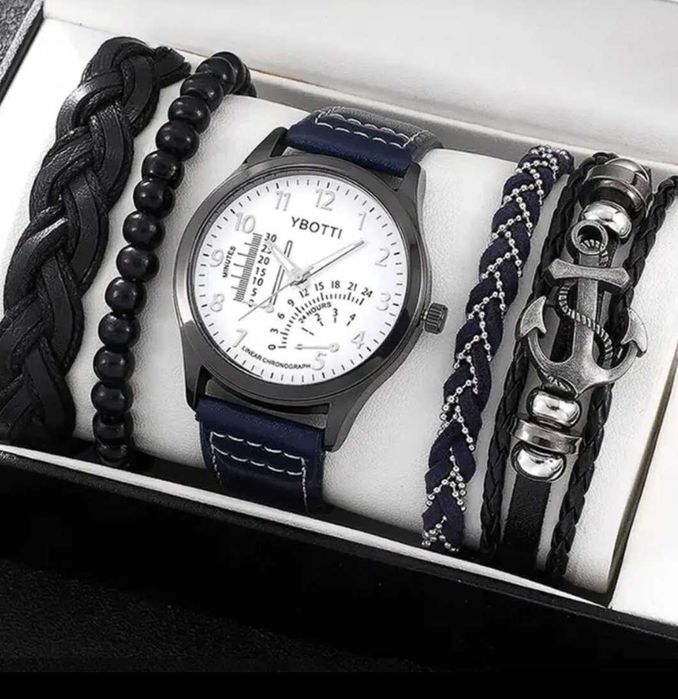 Zestaw Zegarek męski z bransoletką