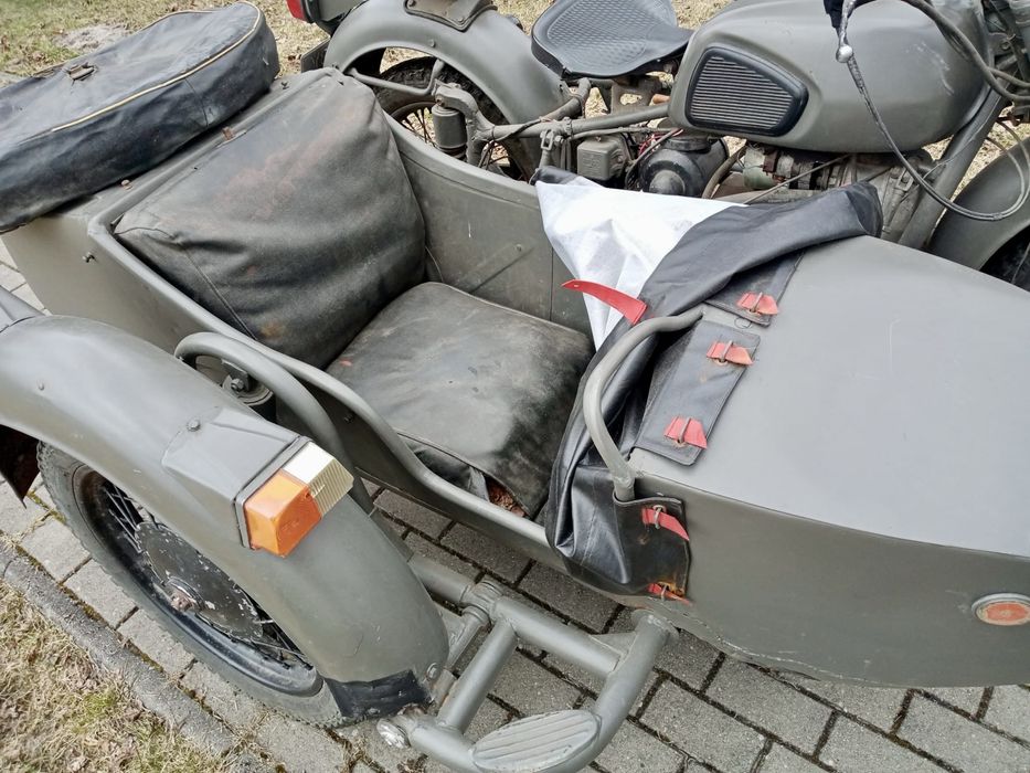 Motocykl KMZ Dniepr My11 z koszem oc pt sprawny
