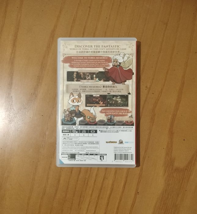 Terra Memoria Switch – Edição Asiática Multilingue