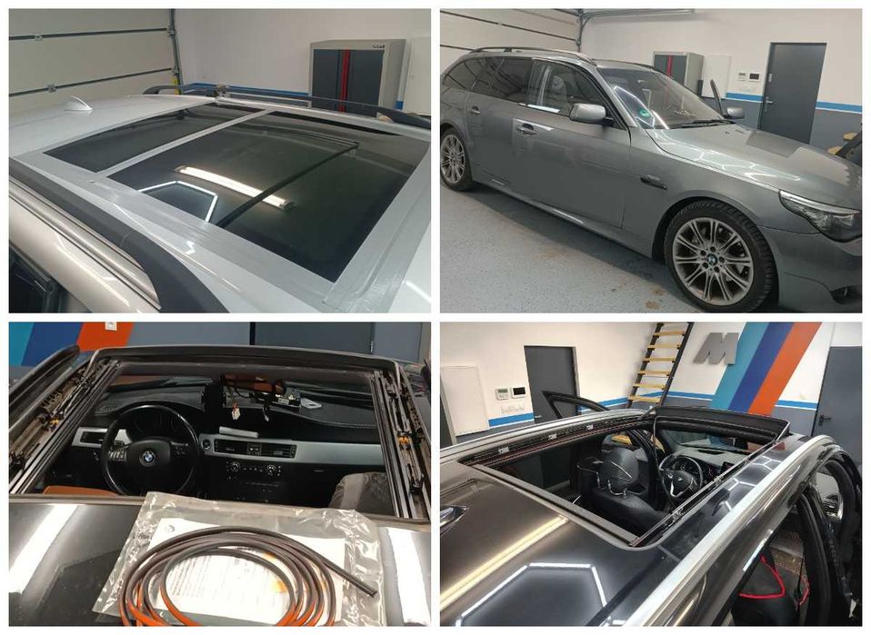 Naprawa szyberdachu i dachu panoramicznego | BMW Audi | Katowice Śląsk