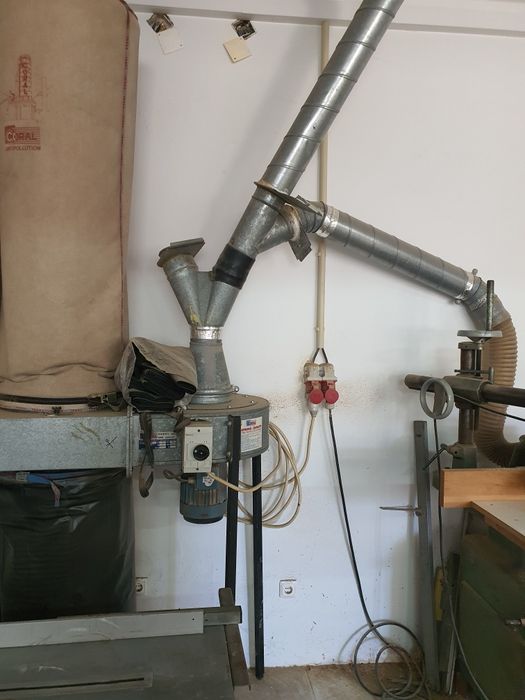 Aspirador de carpintaria de um saco.