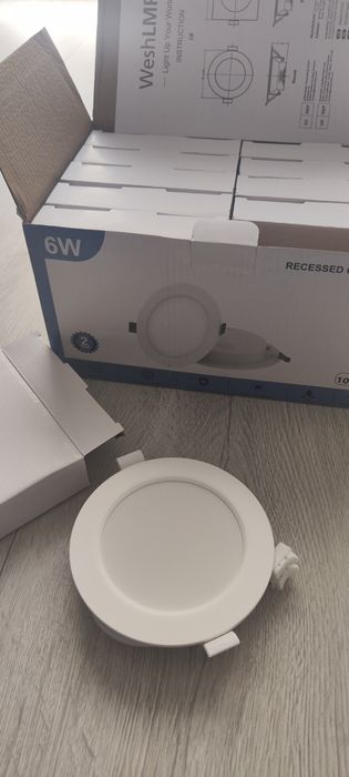 10 sztuk Halogen Oczko sufitowe LED 6W 4000K