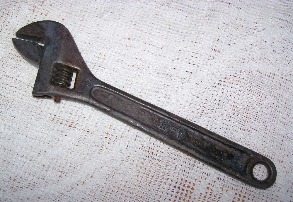 Ключ разводной сантехнический 0-30мм пр-во СССР, 70-е годы