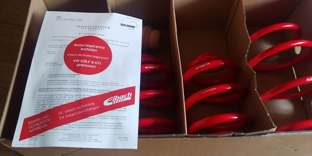 Kit de molas desportivas - Eibach Sportline