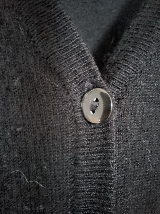 Czarny kardigan Orsay