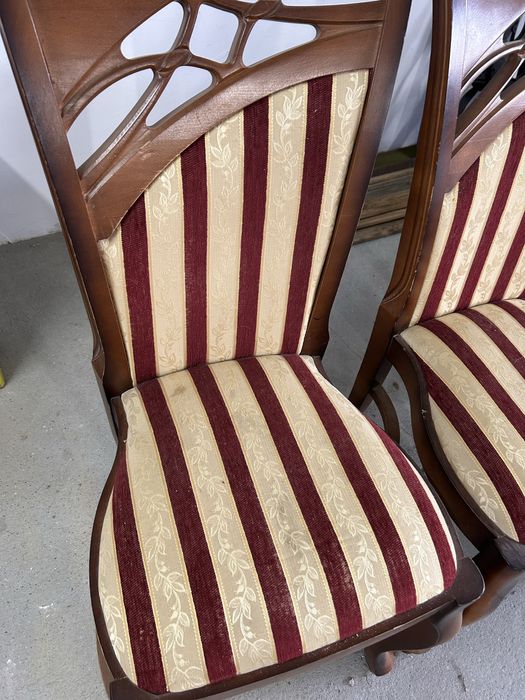 Drewniane krzesla typu Ludwik 10 sztuk