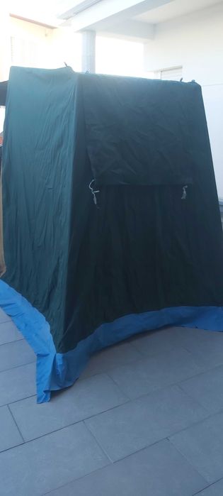 Barraca de praia quadrangular