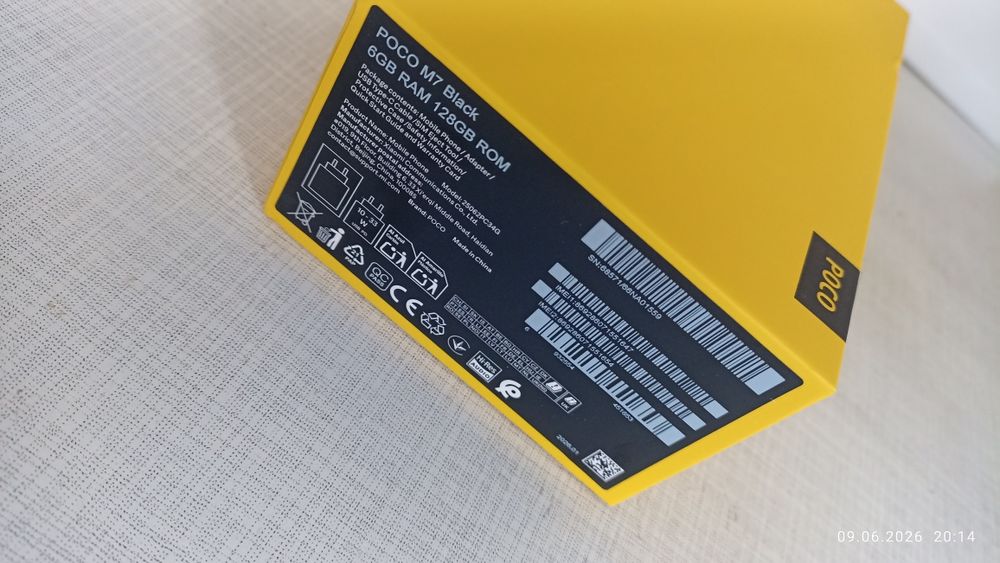 Продам Смартфон Poco M7 6/128GB Black Global EU