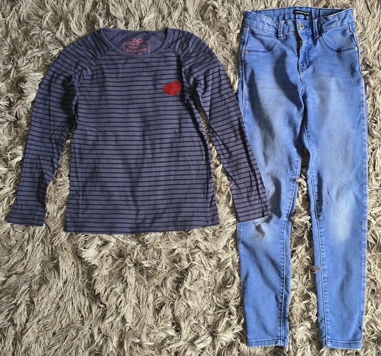 Tom Tailor dwie bluzki t- shirt rozm.152