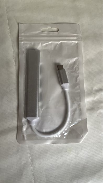 Hub USB-C para 3 portas USB 3.0 em alumínio