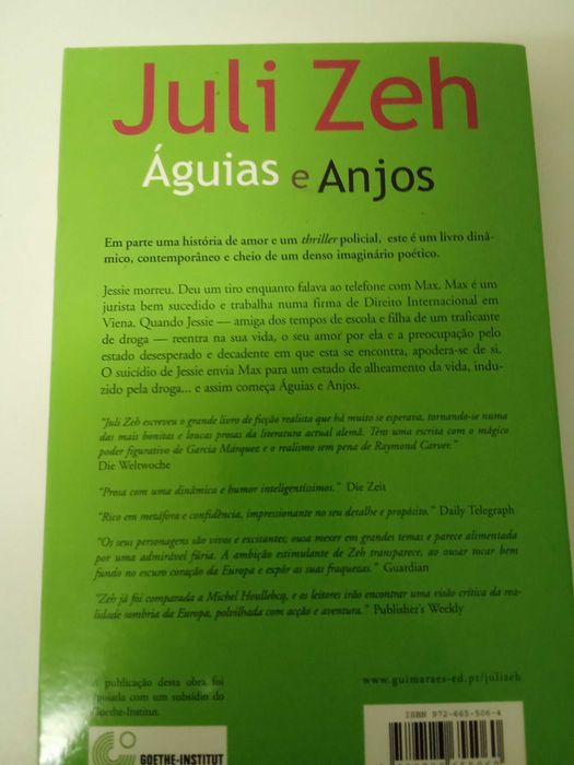 Águias e Anjos, de Juli Zeh - Portes Grátis