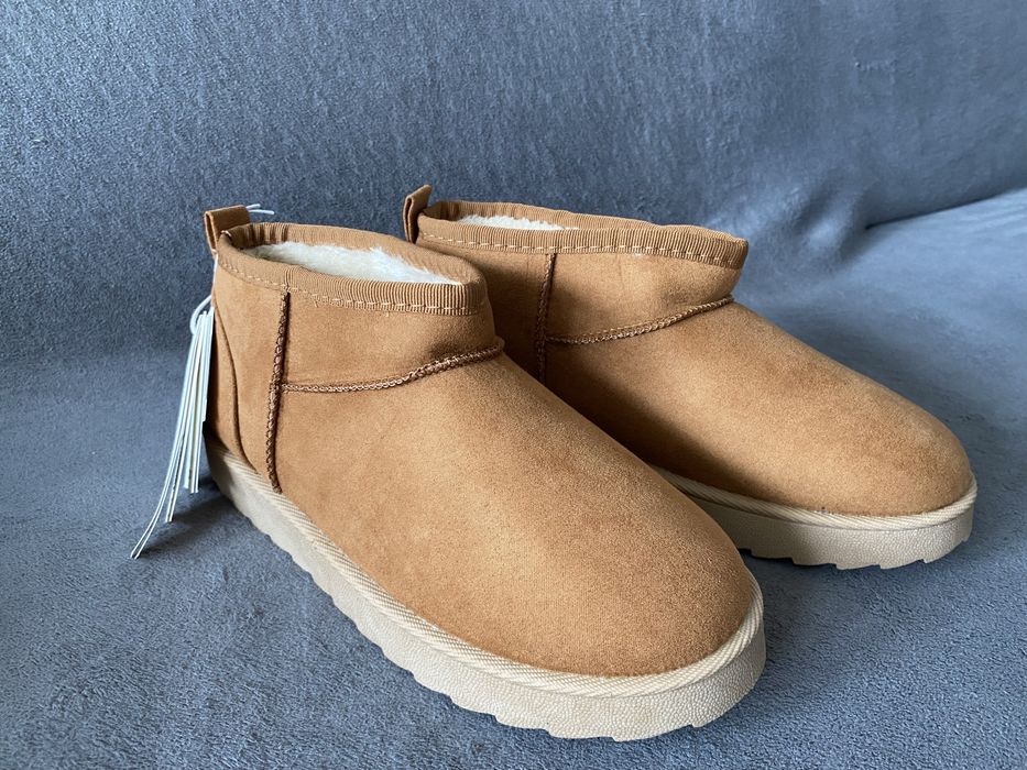 Śniegowce brązowe jasne 37 nowe