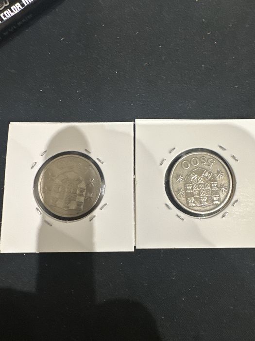 Moedas de 5 escudos 74 76 belas