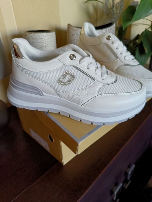 Sneakersy sportowe białe,siateczka,38,,Czasu.nowe