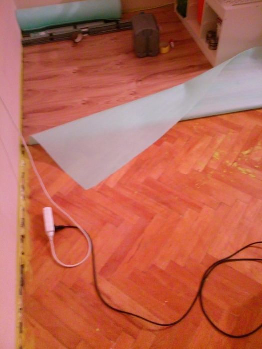 Parkiet dąb stary z PRL