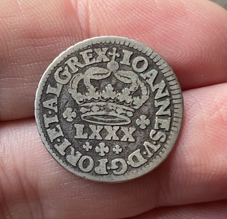 Coin 1199 - D. JOAO V - Tostao (100 Reis)