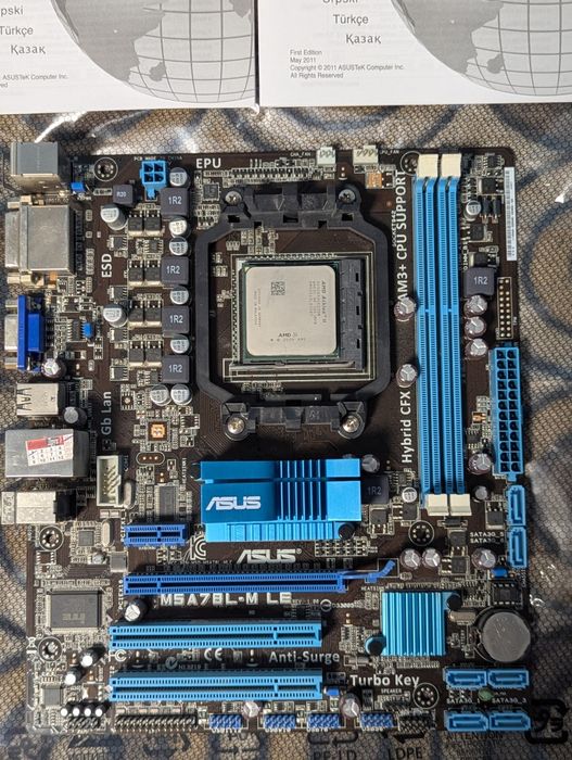 Комплект Материнська плата ASUS M5A78L-M + Процесор Athlon