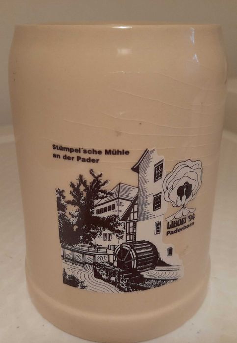 Niemiecki kufel  ceramiczny