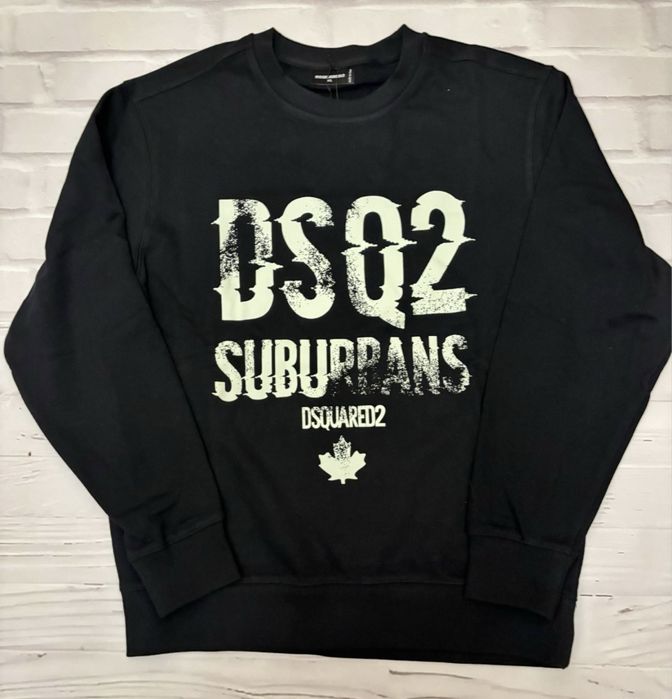 Лонгслів чорний dsq2